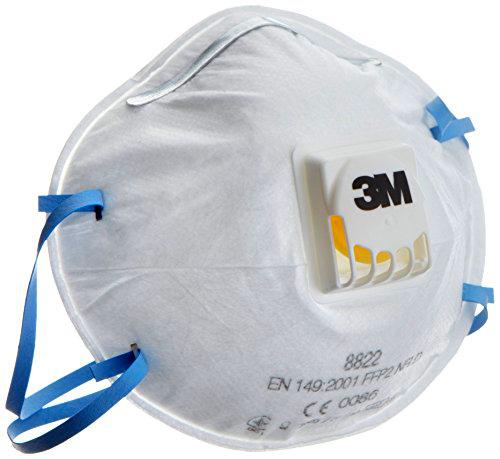 3M 8822 Máscara Desechable, 10 unidades