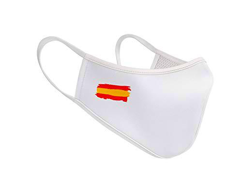 Mascarilla Higiénica de Tela Homologada Reutilizable Bandera de España