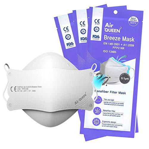 Air Queen Breeze Mask Mascarillas FFP2 Homologadas CE NR EN149:2001 + A1:2009 ISO 13485 (20)