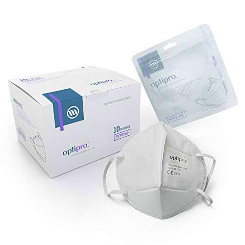 Mascarilla facial OptiPro para partículas (KN95 / FFP2)