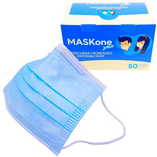 MaskOne Junior - Mascarillas quirúrgicas desechables