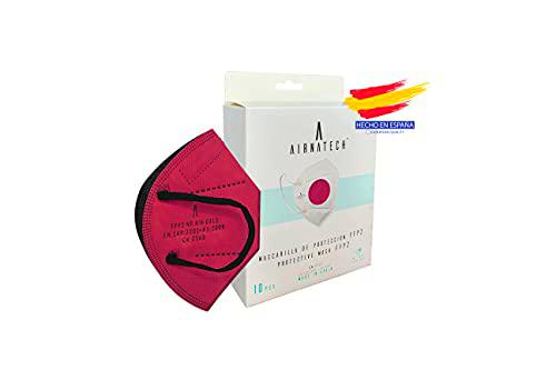 A AIRNATECH Mascarillas FFP2 Granate pack de 10 unidades