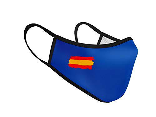 Mascarilla Higiénica de Tela Homologada Reutilizable Bandera de España