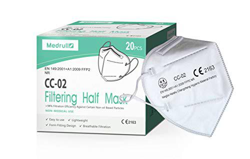 Medrull Mascarilla FFP2 - Mascarilla con certificación CE