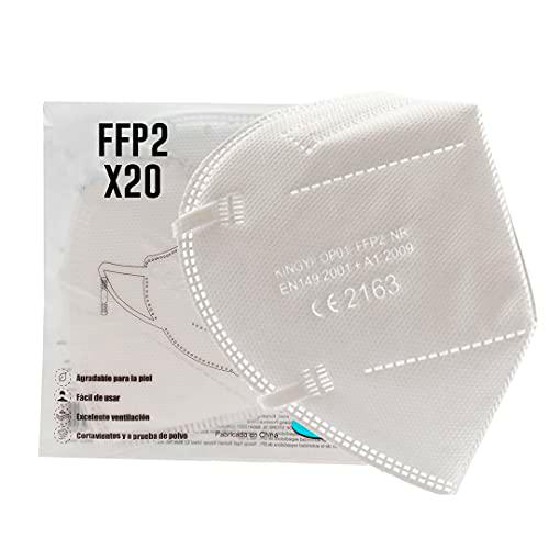 LOOKLOOK Mascarillas FFP2 Adultos , Desechables, 5 Capas