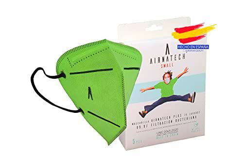 A AIRNATECH Mascarilla Higiénica Plus Verde Claro Talla S