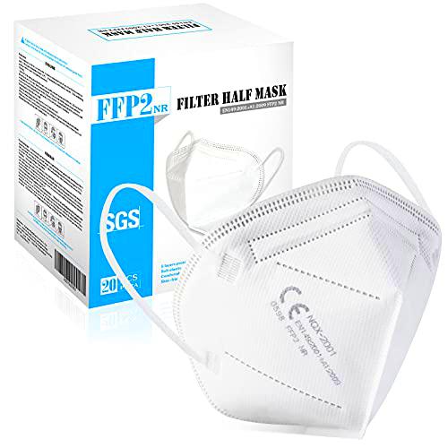 40 PCS Mascarillas FFP2 - Homologadas CE 0598 Certificadas