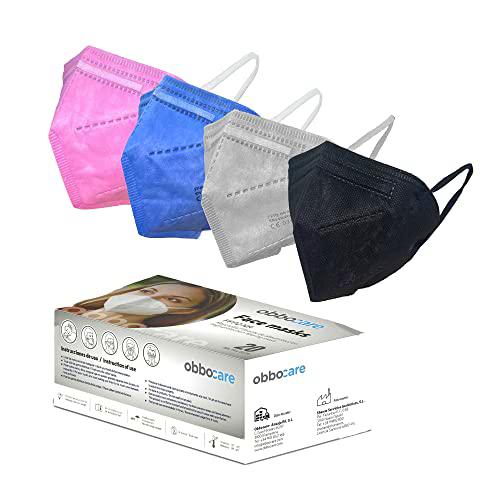 Obbocare - Mascarillas FFP2 Con 5 Capas. Mascarilla FFP2 Homologada Con Certificado CE