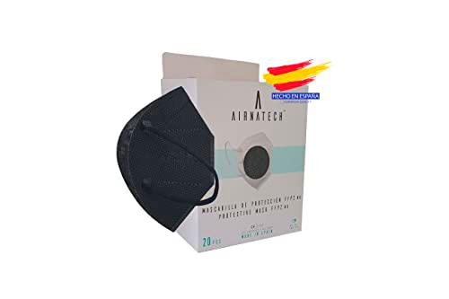 A AIRNATECH AIR-E013 FFP2 Mascarillas FFP2 Negras Homologadas