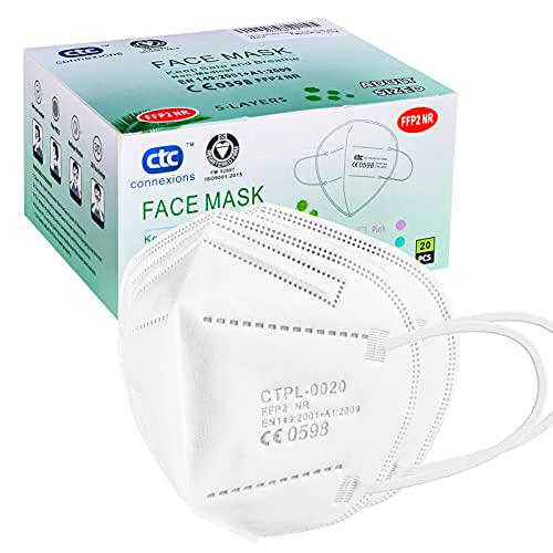 ctc connexions FFP2 / KN95 Mascarilla protectora de 5 capas