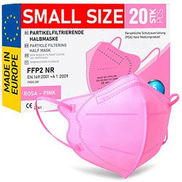 FiRiO® 20x Mascarillas FFP2 Talla Pequeña Small [MADE IN EUROPE]