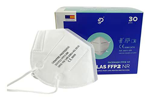 FFP2 NR Mask Weiß - Premium FFP2 Masken - CE 0099 - 30 Einzeln Verpackt Einweg Masken