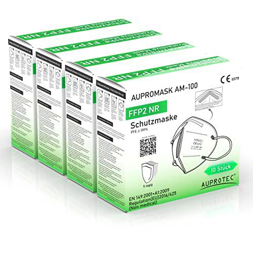 AUPROTEC Aupromask AM-100 FFP2 - Mascarilla protectora (40 unidades