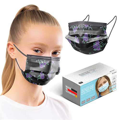 HARD 50x Mascarillas Quirúrgicas | Mascarilla desechable | certificado CE