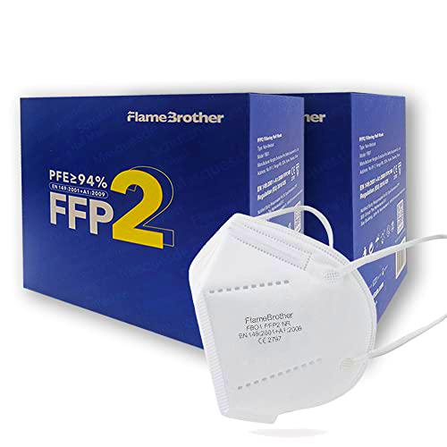 HOME KOKO LOOK 60 Mascherine FFP2 Certificate Bianche CE 2797 Conforme a EN149:2001+A1:2009 FFP2 NR Monouso 5 Strati di Protezione PFE ? 94% Confezionate Singolarmente