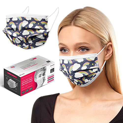 HARD 50x Mascarillas Quirúrgicas | Mascarilla desechable | certificado CE