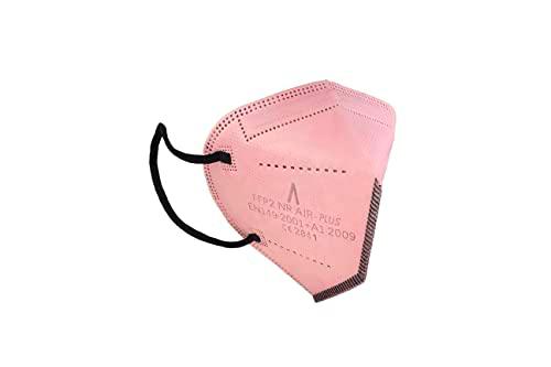 Mascarillas FFP2 XS Rosa con interior Negro - pack de 48 unidades