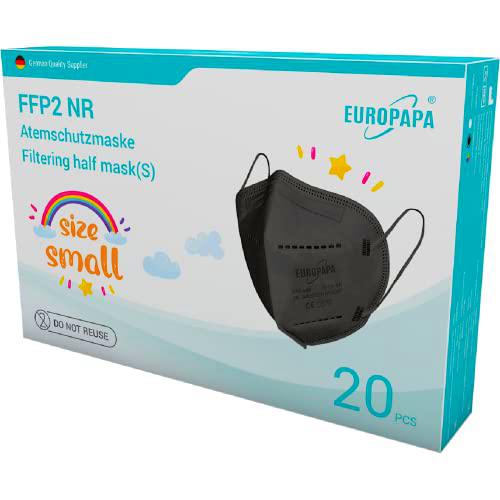 EUROPAPA® 20 Mascarillas FFP2 S En Tamaño Pequeño, ProtecciÓN Bucal