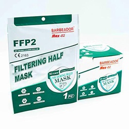 kadi - Mascarilla FFP2 Plegable Blanca Caja 25 Unidades (