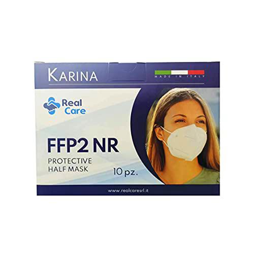 Real Care FFP2 NR Made in Italy Certificada CE 2008 Envasadas individualmente (paquete de 10 unidades)